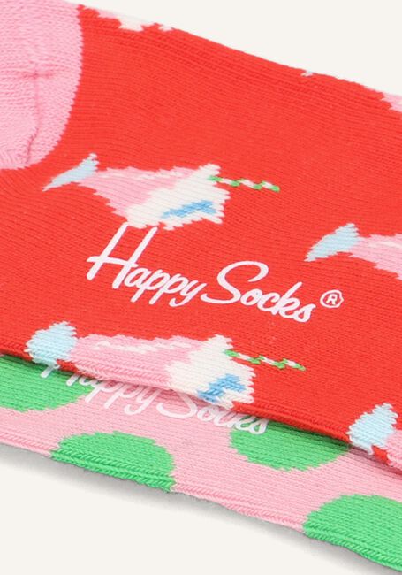 Roze HAPPY SOCKS Sokken 2-PACK KIDS MILKSHAKE Roze HAPPY SOCKS Sokken 2-PACK KIDS MILKSHAKE - large