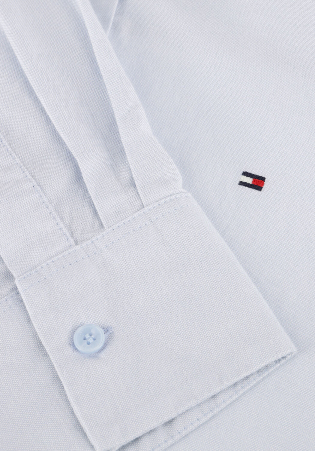Lichtblauwe TOMMY HILFIGER Blouses OXFORD COTTON REGULAR SHIRT - large
