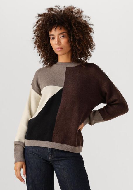 Multi OBJECT Trui ORJRAY LO L/S KNIT PULLOVER AOP - large