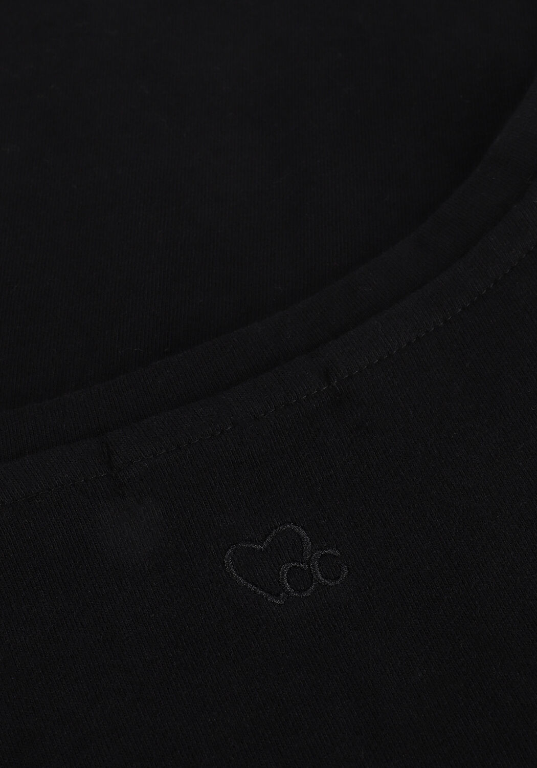 Zwarte CC HEART T-shirt ORGANIC COTTON V-NECK TSHIRT - large