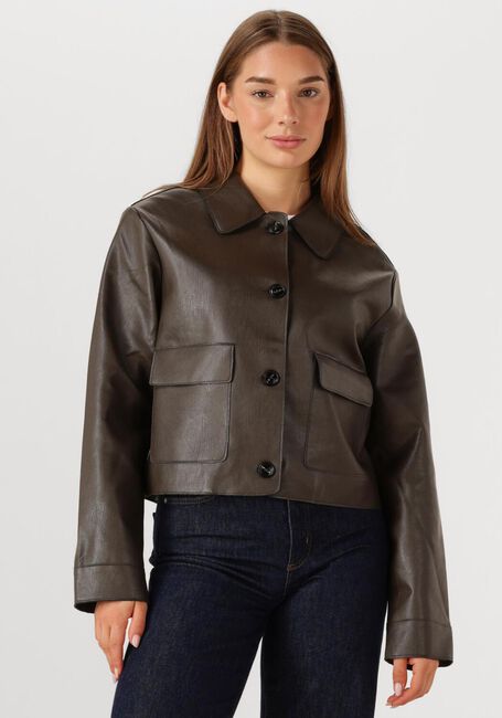 Bruine NEO NOIR Jack ROMANA FAUX PU JACKET - large