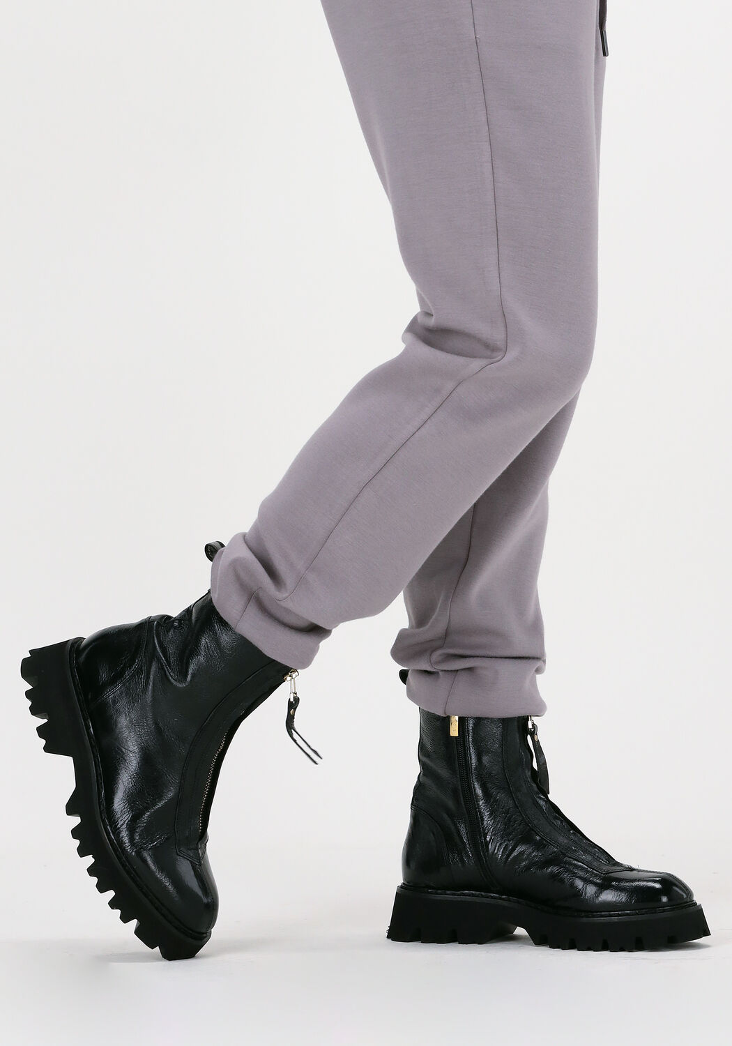 Zwarte NOTRE-V Enkelboots AN401 - large