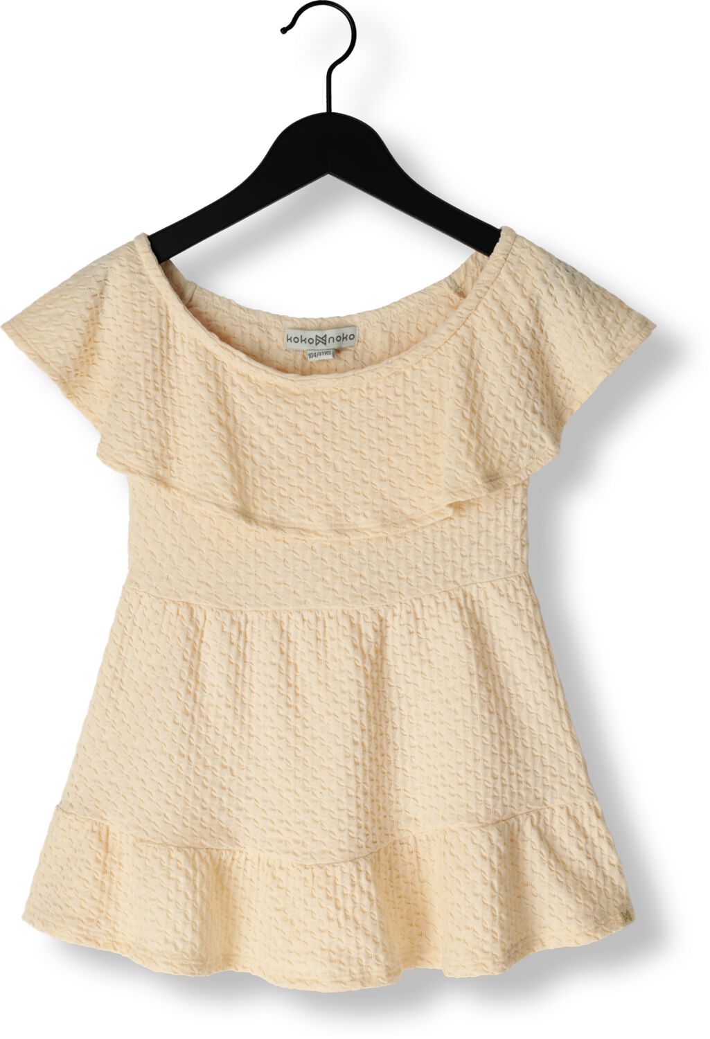 KOKO NOKO Meisjes Jurken P54994 Ecru