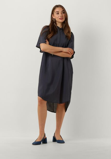 Blauwe CO'COUTURE Midi jurk CALLUM VOLUME DRESS - large