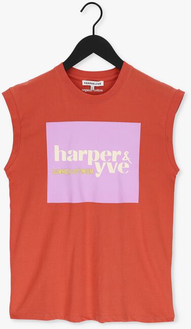Oranje HARPER & YVE T-shirt SUMMER-SS - large