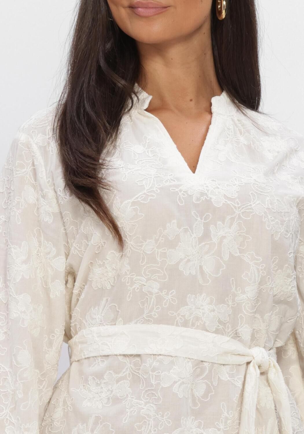 Witte MSCH COPENHAGEN Jurken MSCHSYLVIA V DRESS - large