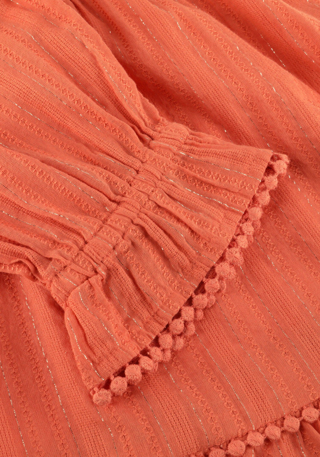 Oranje AI&KO Mini jurk BRECHT LUREX CO 503 G - large