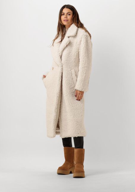 Witte UGG Teddy jas GERTRUDE LONG TEDDY COAT - large