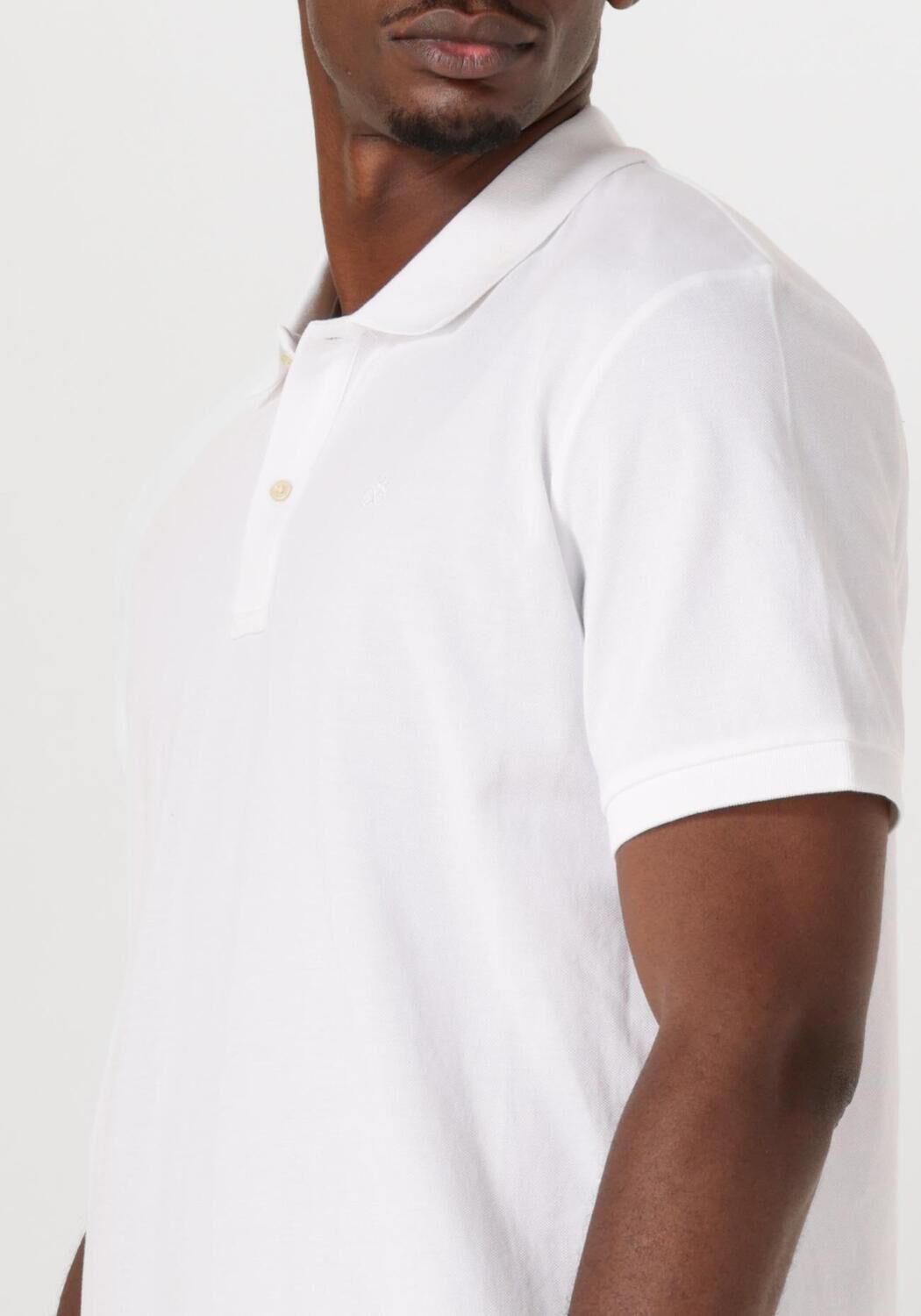 SCOTCH & SODA Heren Polo's & T-shirts Logo Pique Polo Wit