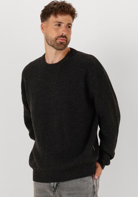 Grijze WOODBIRD Trui WBKURT BASE KNIT - large
