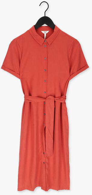 Koraal OBJECT Midi jurk TILDA ISABELLA S/S DRESS - large
