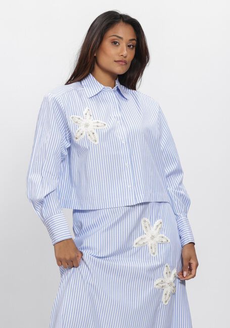 Lichtblauwe NOTRE-V Blouses NV-HERMELINDA - large