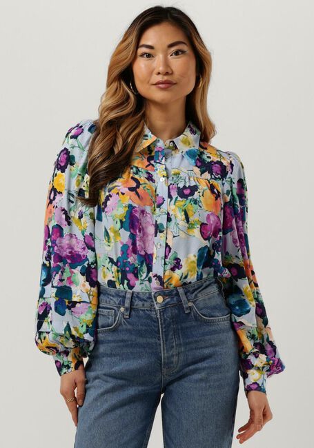 Blauwe Y.A.S. Blouses YASANNINA LS SHIRT - large