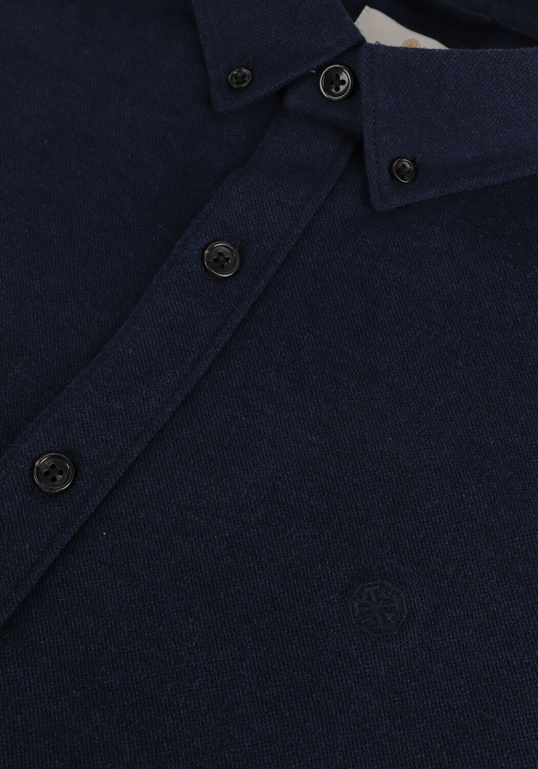 Blauwe DSTREZZED Casual overhemd SHIRT BUTTON DOWN S/S MELANGE PIQUE - large