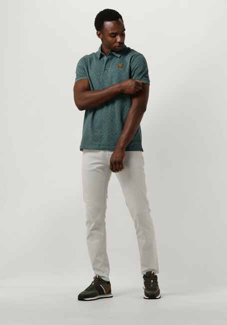 Groene PME LEGEND Polo SHORT SLEEVE POLO JACQUARD JERSEY - large