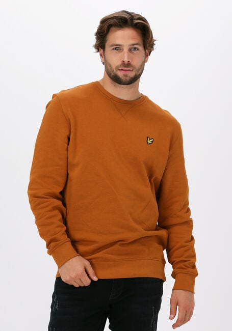 Oranje LYLE & SCOTT Trui CREW NECK SWEATSHIRT - large
