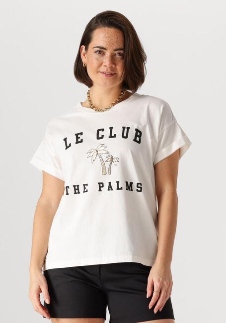 Witte NUKUS T-shirt MOLLY SHIRT PALM TREE - large