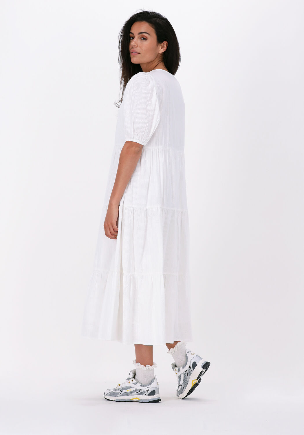 Witte jurk midi sales