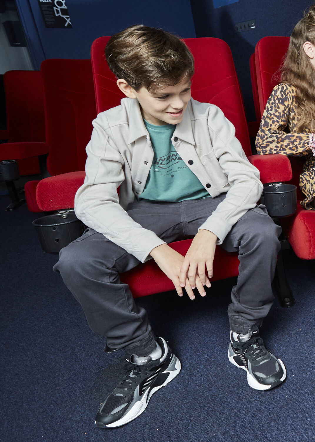 Grijze INDIAN BLUE JEANS Cargobroeken CARGO PANT INDIAN - large