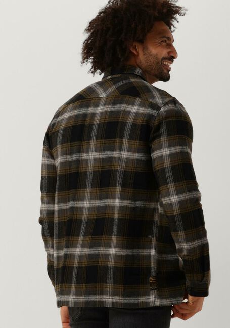 Zwarte PME LEGEND Overshirt LONG SLEEVE SHIRT CTN HEAVY FLANEL CHECK - large