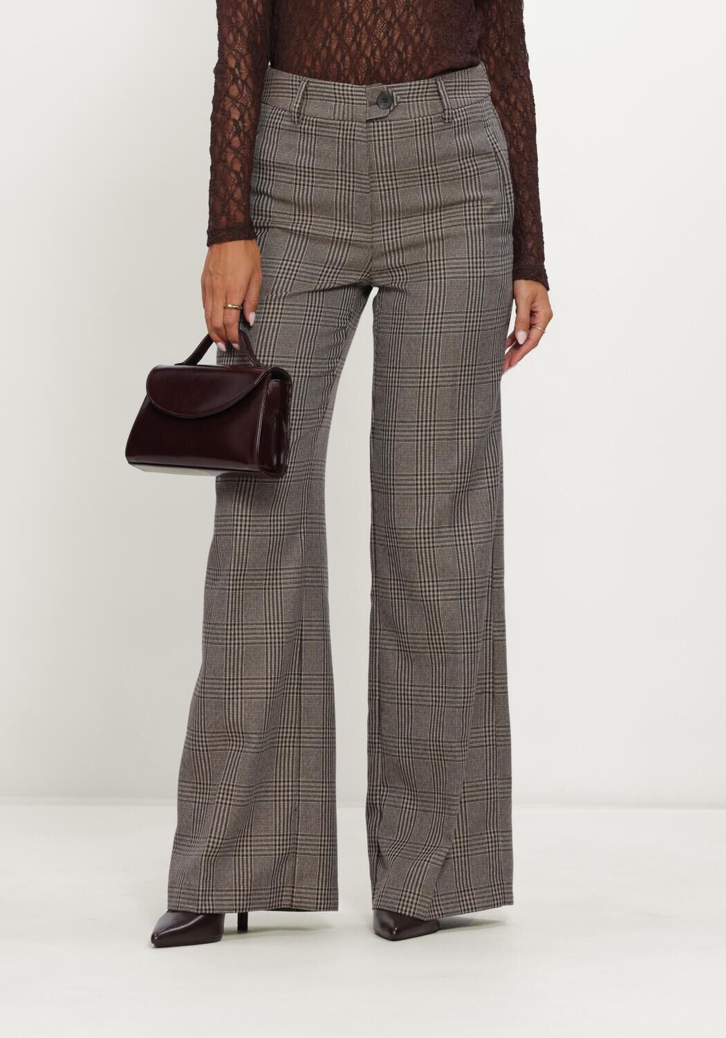 Bruine CO'COUTURE Broeken VEYACC NEW WIDE PANT - large