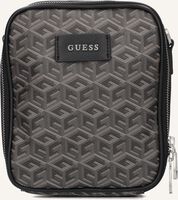 Grijze GUESS Reportertas EDERLO ZIPPER AROUND CROSSBODY - medium