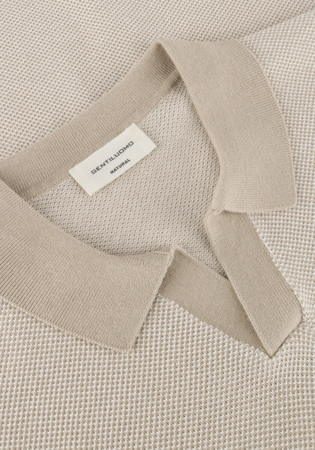 Zand GENTILUOMO Polo POLO NO BUTTON SS K2022-280 - large