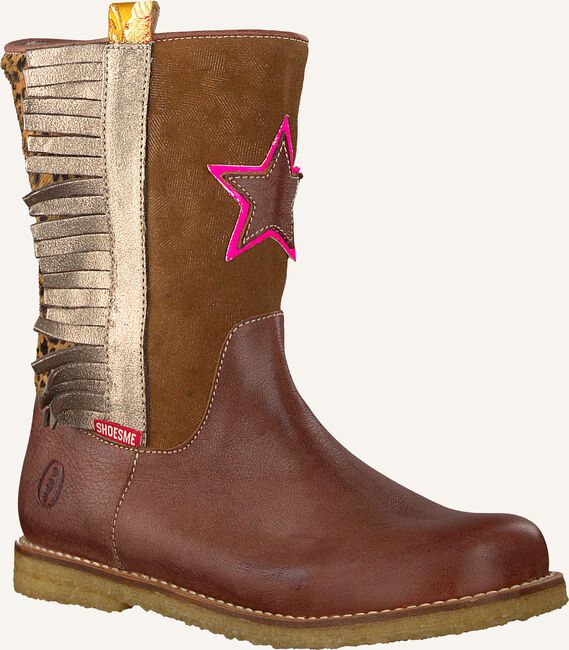 Cognac SHOESME Enkellaarsjes CR8W104 Cognac SHOESME Enkellaarsjes CR8W104 - large