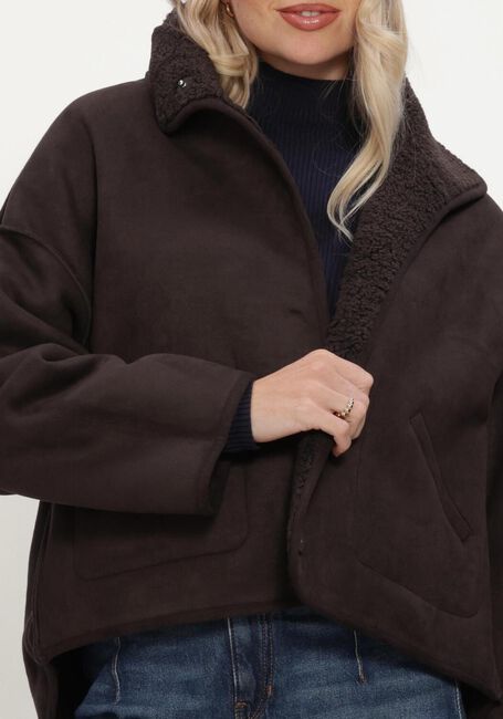 Bruine KNIT-TED Jassen JILL JACKET - large