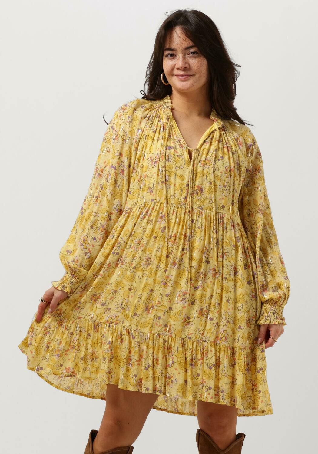 Gele dames jurk clearance