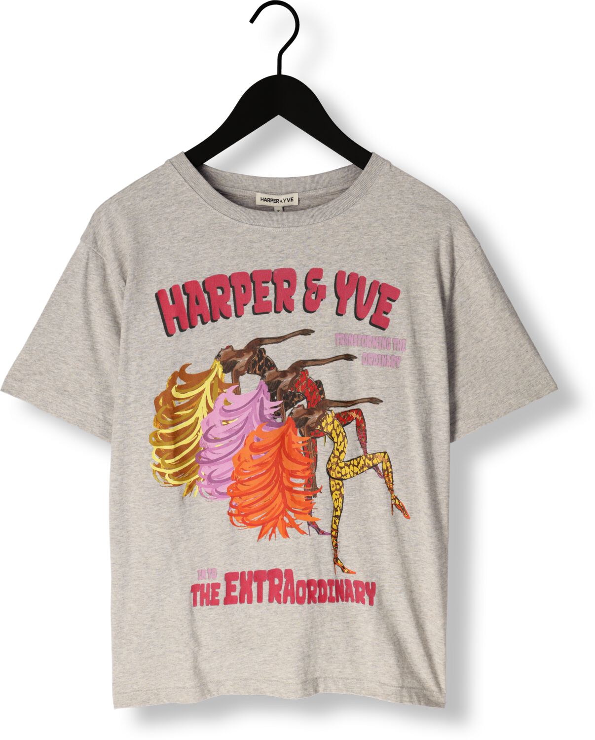 HARPER & YVE Dames Tops & T-shirts Extraordinary-ss Grijs