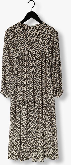 Zwarte BY-BAR Maxi jurk HAYLEY GRAPHIC DRESS - large