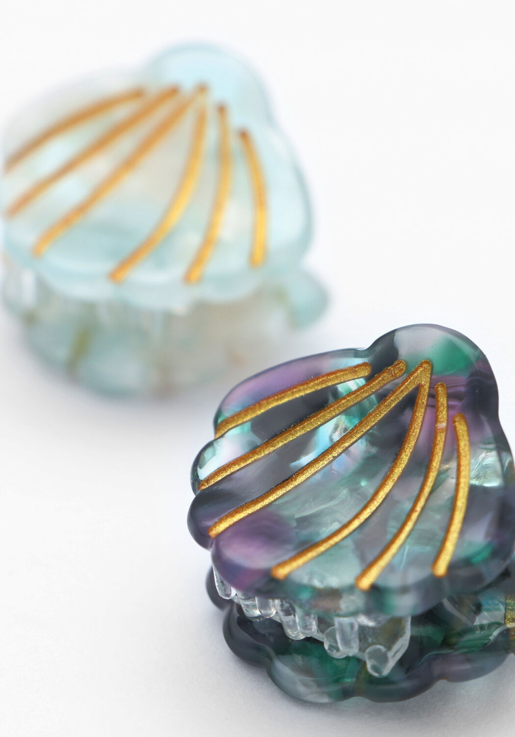 Multi Mimi & Lula Haaraccessoires MINI SHELL CLAW CLIPS - large