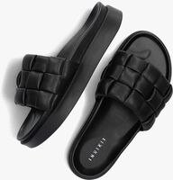 Zwarte INUIKII Slippers BRAIDED VEGAN - medium