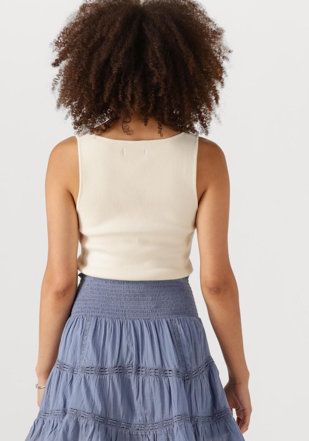 YDENCE Dames Tops & T-shirts Knitted Top Lenny Ecru