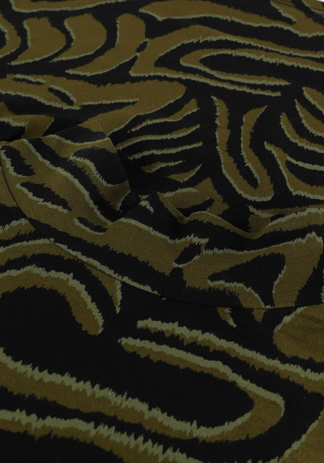 Groene SCOTCH & SODA T-shirt PRINTED LONG-SLEEVED HIGH NECK - large