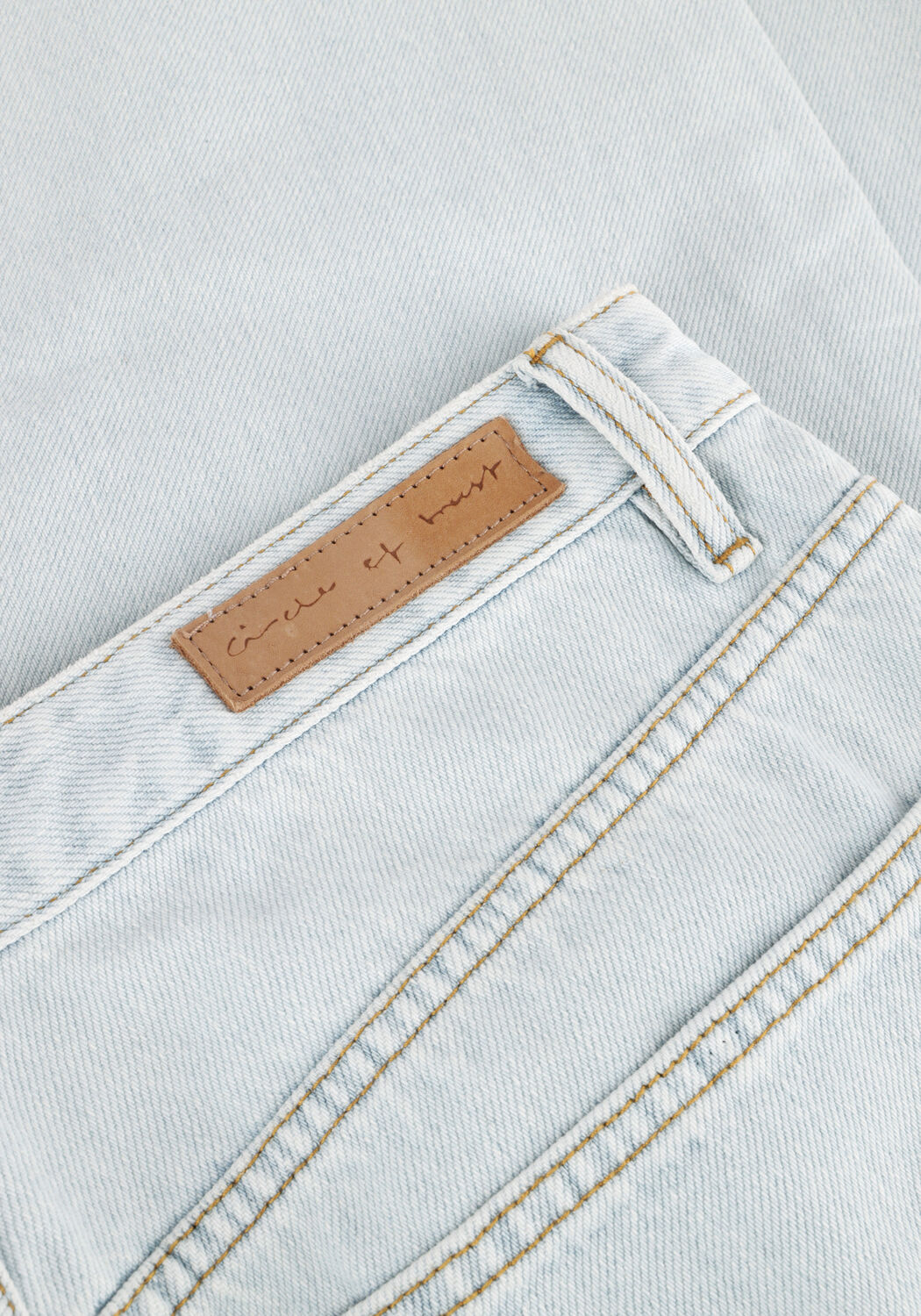 Blauwe CIRCLE OF TRUST Barrel jeans SCOTTIE DNM - large