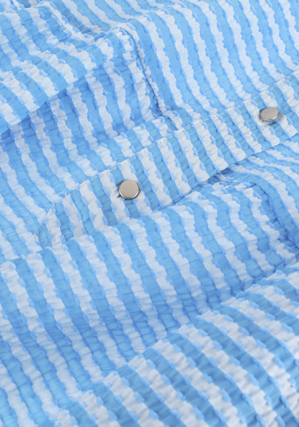 Lichtblauwe LEVETE ROOM Blouses REEMA 2 SHIRT - large