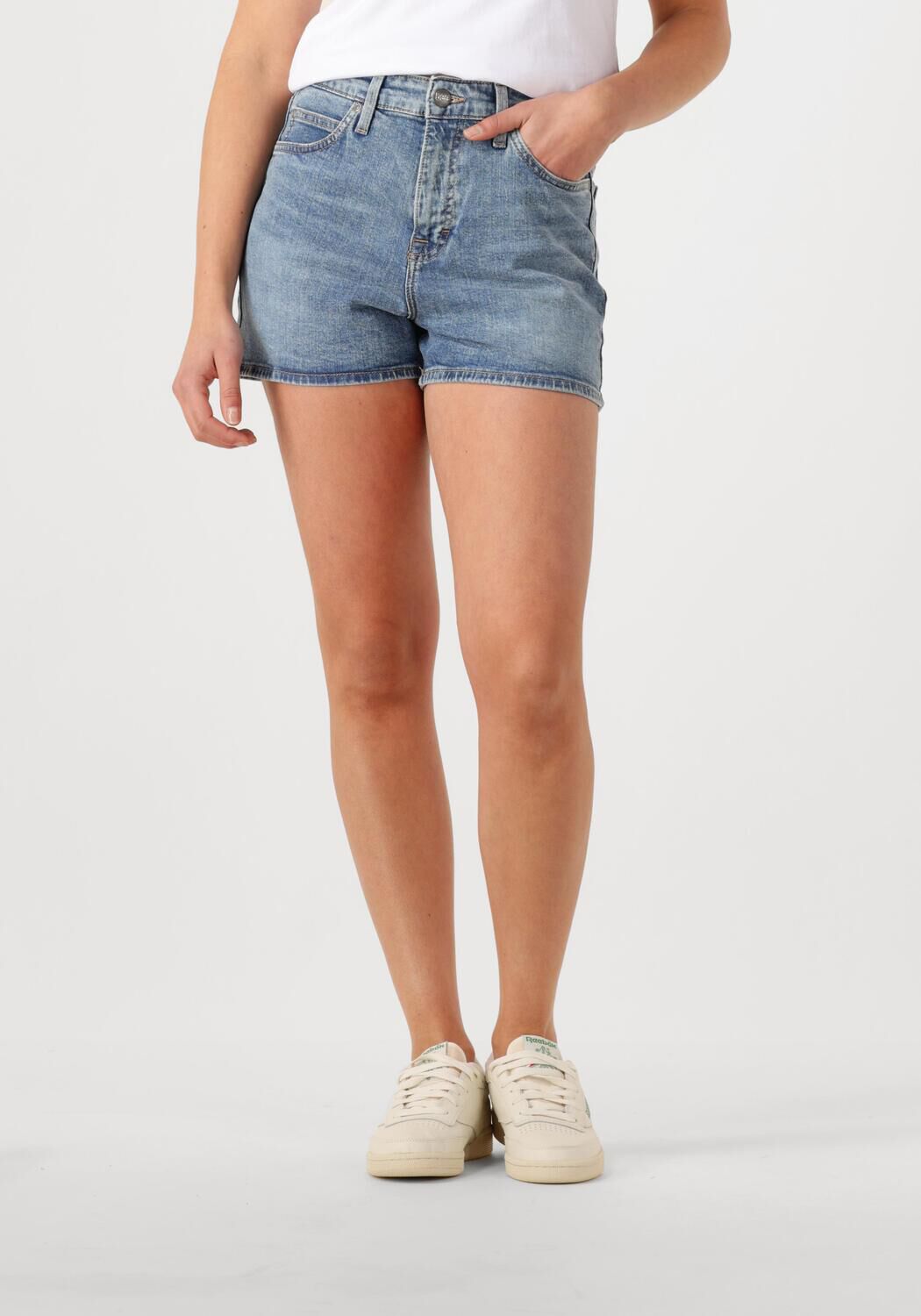 LEE Dames Jeans Carol Short Blauw