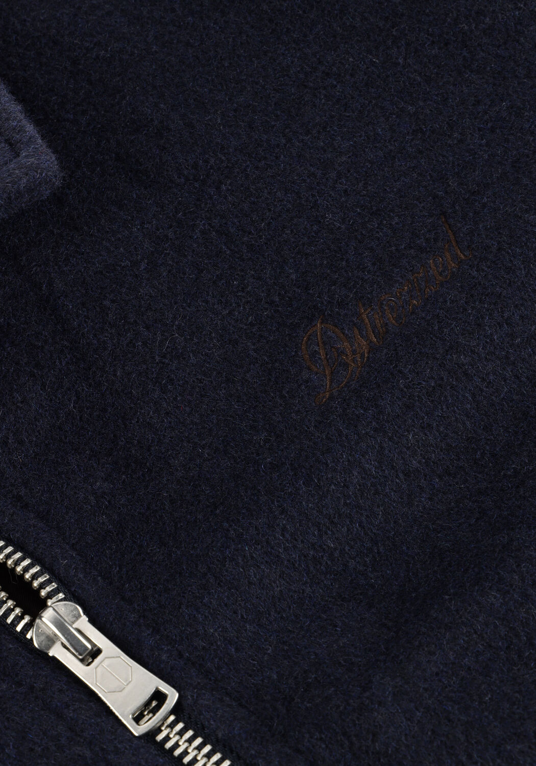 Donkerblauwe DSTREZZED Jack PAT WOOL JACKET - large