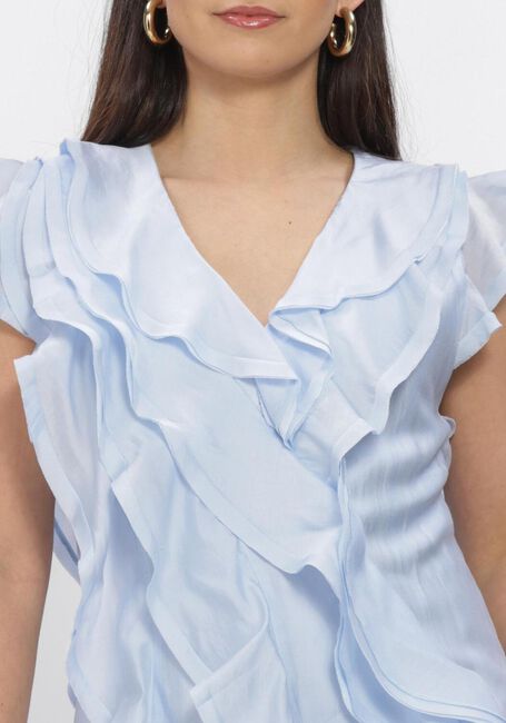 Lichtblauwe COPENHAGEN MUSE Maxi jurk CMMOLLY-DRESS - large