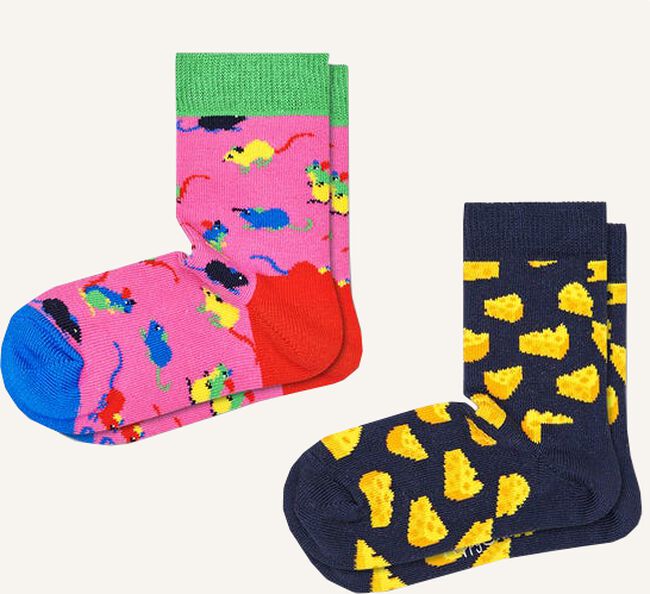 Multi HAPPY SOCKS Sokken 2-PACK KIDS MOUSE Multi HAPPY SOCKS Sokken 2-PACK KIDS MOUSE - large