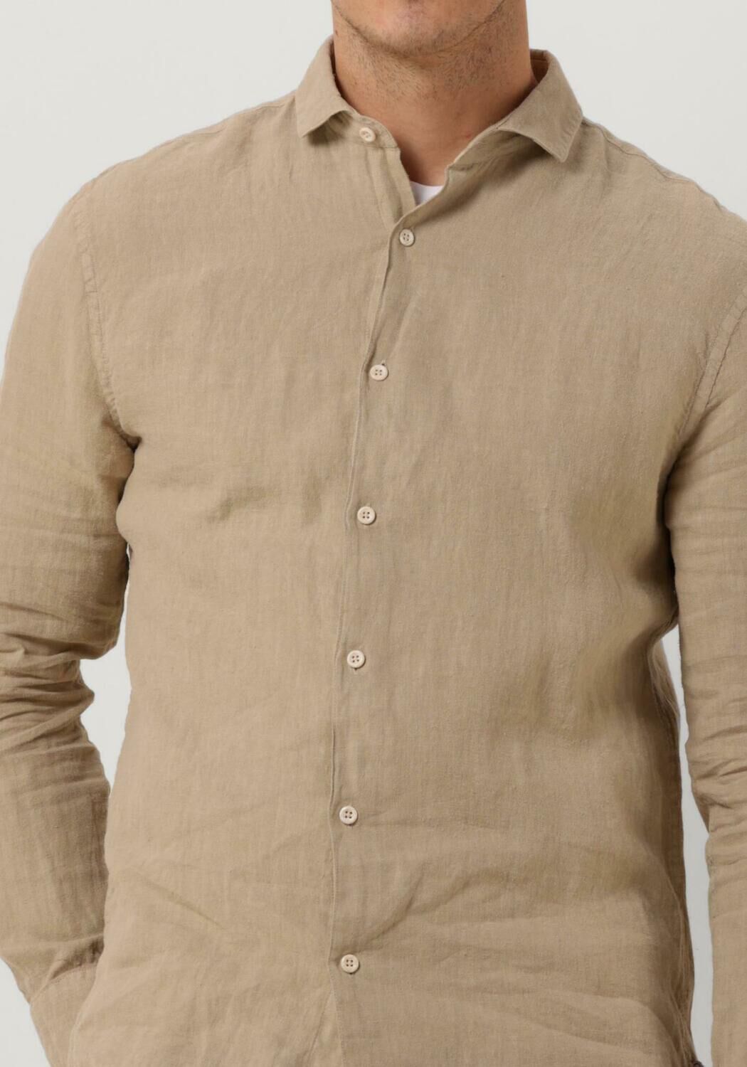 THE GOODPEOPLE Heren Overhemden Soho Beige