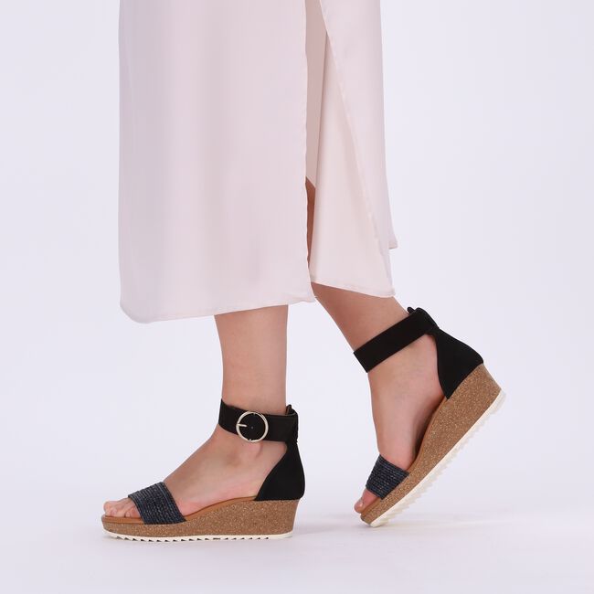 Zwarte PAUL GREEN Platte sandalen 7793 Zwarte PAUL GREEN Platte sandalen 7793 - large