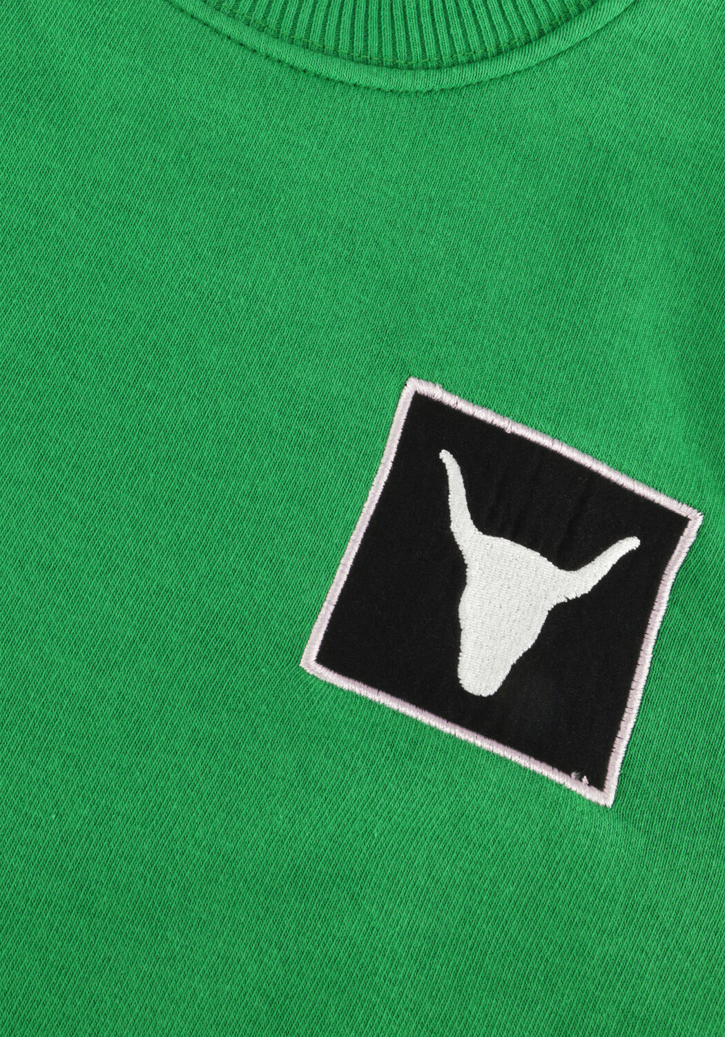 Groene ALIX MINI Sweater BABY KNITTED PATCH SWEATER - large