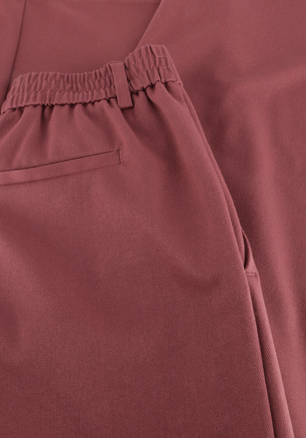 Roze OBJECT Wijde broek OBJLISA WIDE PANT - large