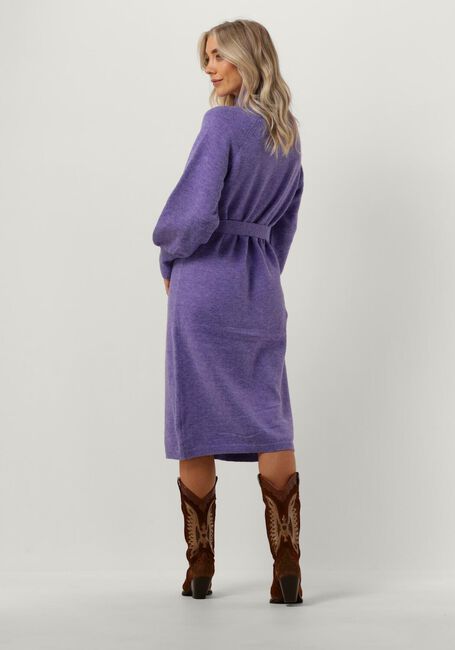 Paarse CIRCLE OF TRUST Midi jurk DEVI DRESS - large