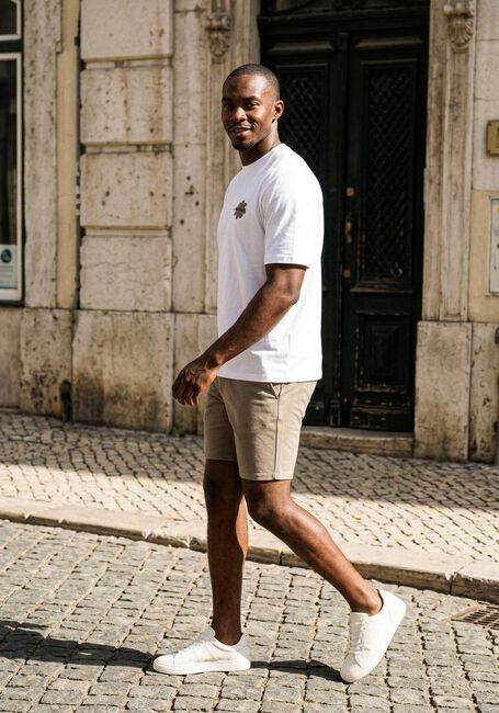 Taupe THE GOODPEOPLE Korte broek HARLEM - large
