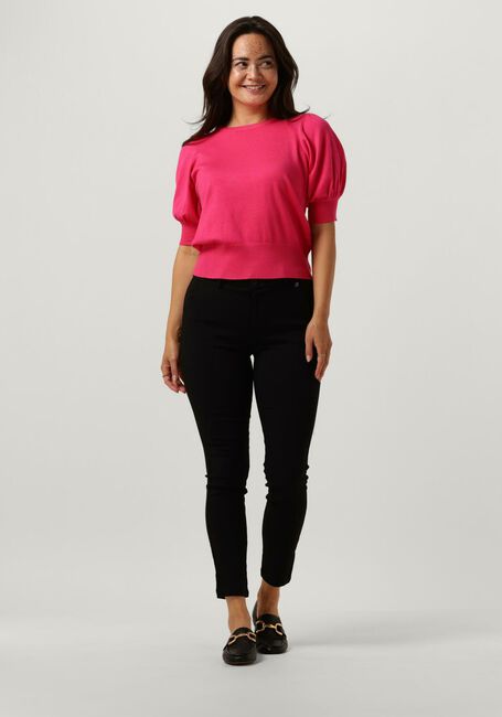 Fuchsia MINUS T-shirt LIVA KNIT TEE - large