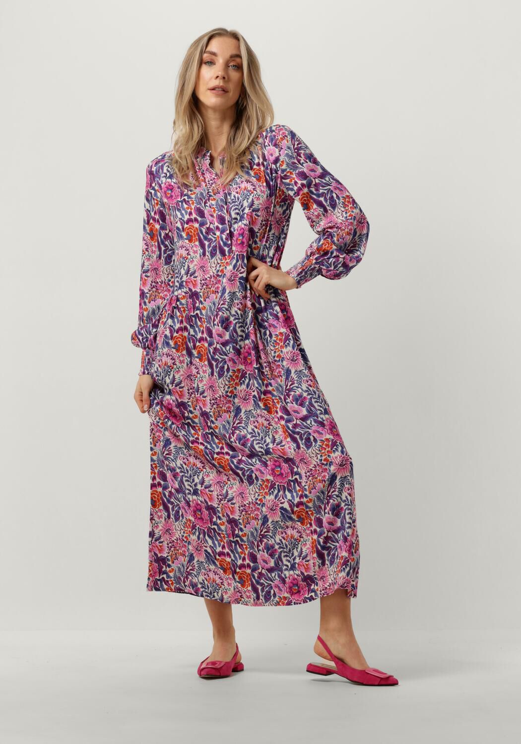 Dea Kudibal Roze Maxi Jurk Marla Multicolor Dames
